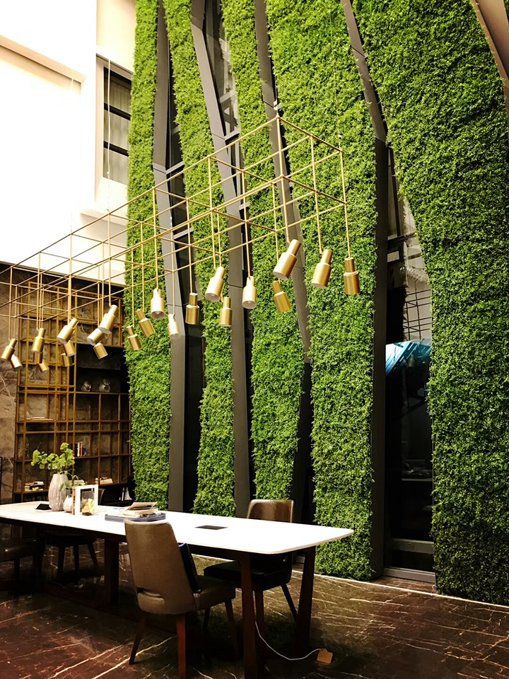 酒店仿真植物墻