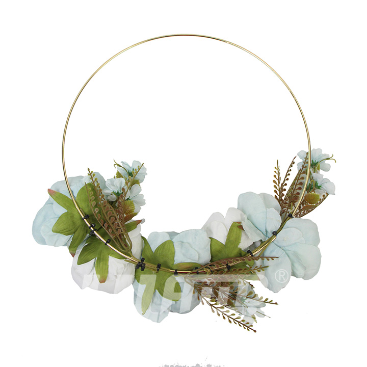 仿真花環背面圖